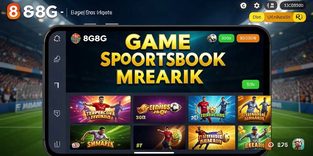 Screenshot utama menunjukkan gameplay taruhan yang seru dan interaktif.